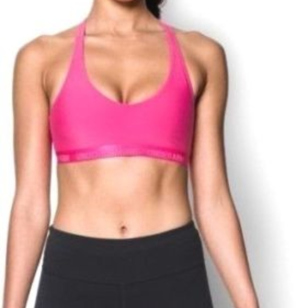 UNDER ARMOUR women SPORTS BRA HeatGear Pink XS